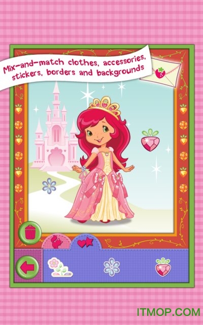 草莓甜心卡片制作人物装扮游戏