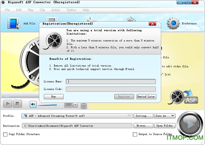asf视频转换器破解版