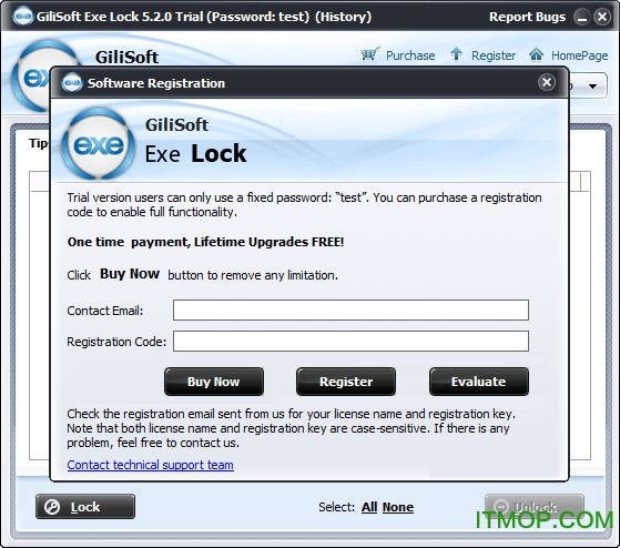 Gilisoft EXE Lock破解版