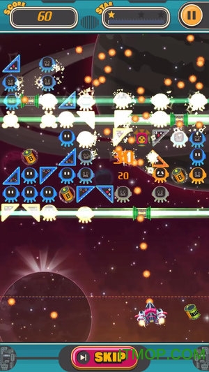 宇宙消灭方块游戏