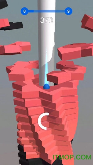 堆栈螺旋球游戏