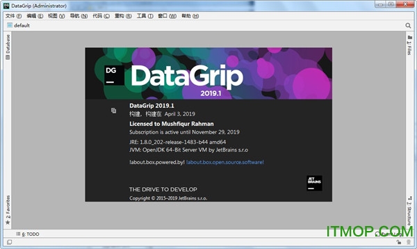 jetbrains datagrip 2019激活破解补丁