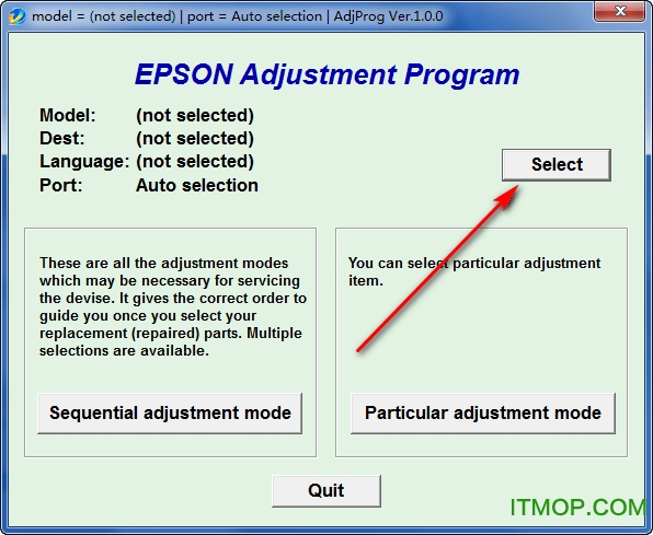 爱普生Epson L350清零软件