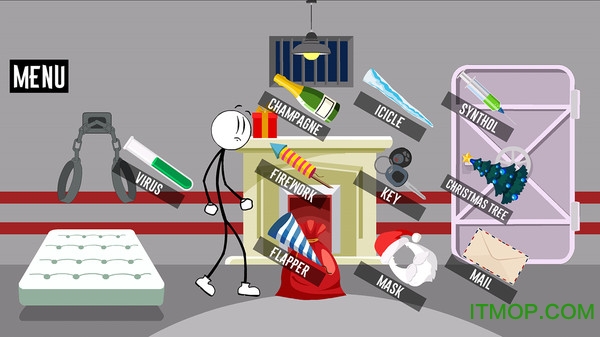 火柴人逃脱监狱小游戏下载