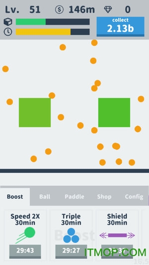 反弹球球消除游戏