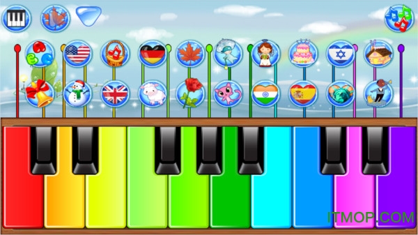 儿童宝宝早教弹钢琴游戏下载