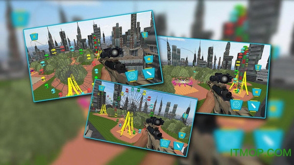 游乐园枪战游戏