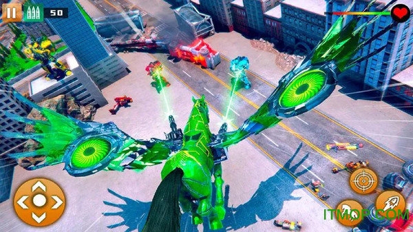 警察飞行机器人游戏