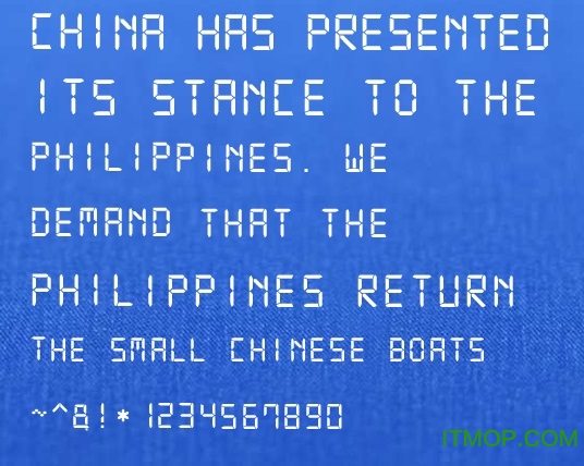 digital 7 led字体下载