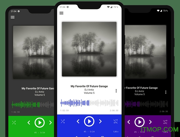 AIMP灵活的用户界面