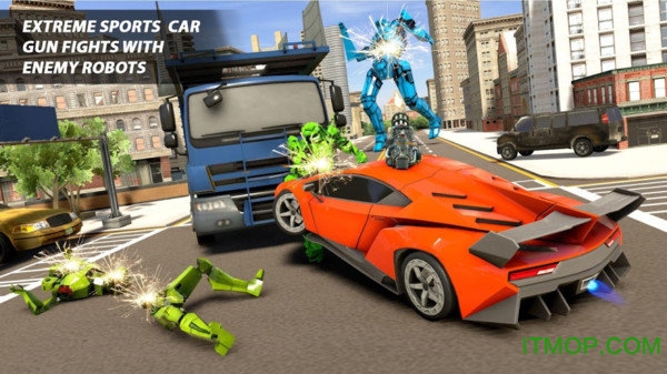 兰博基尼变形机器人游戏