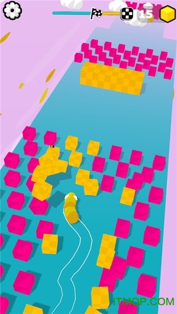 方块蛇前进游戏