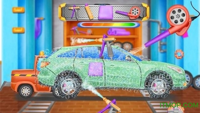 超级汽车清洗和维修游戏