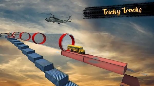 越野车赛车特技游戏