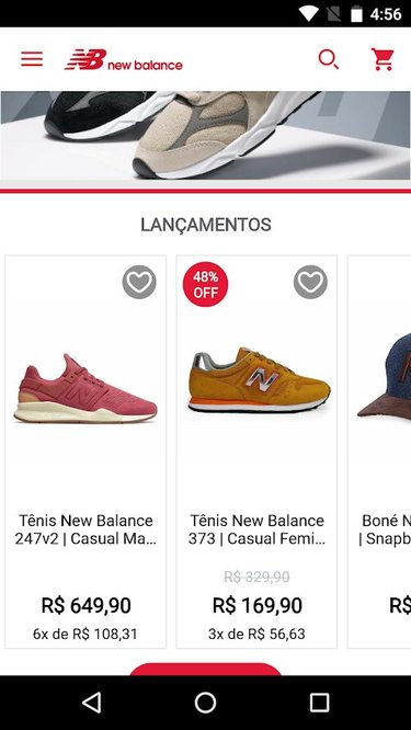 New Balance Brasil app