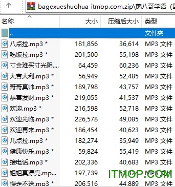 鹦鹉教学录音mp3免费版