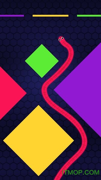 彩色贪吃蛇游戏