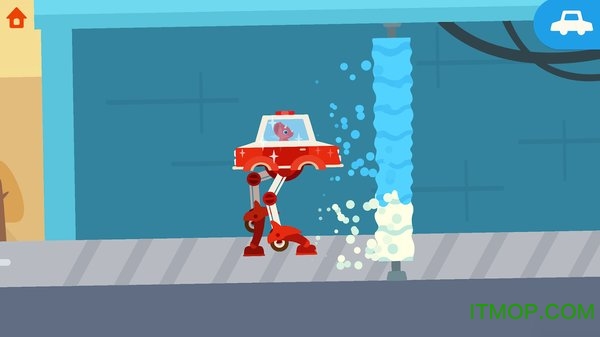 恐龙变形汽车游戏