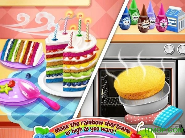 彩虹蛋糕店游戏