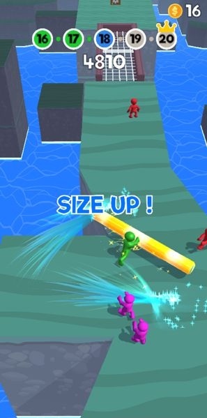 水上推人比赛游戏