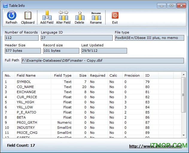 DBF Viewer Plus便携式DBF查看和编辑器 DBF Viewer Plus