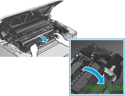 惠普m206dn怎么换墨盒2