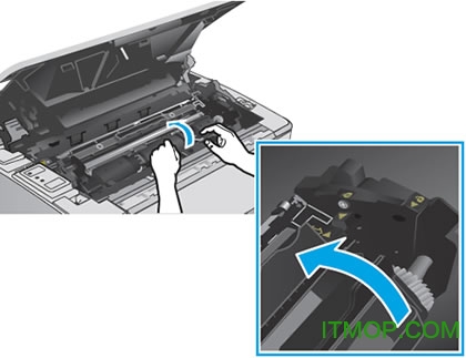 惠普m206dn怎么换墨盒5