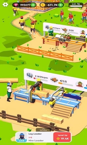 闲置木材厂游戏