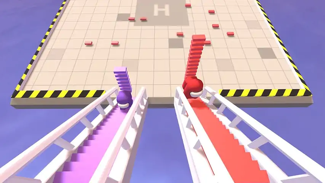 积木搭桥3D游戏 积木搭桥3D游戏