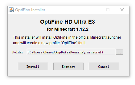 我的世界optifine安装方法