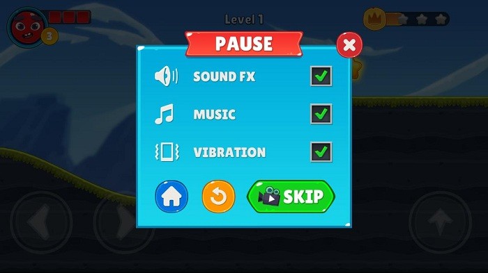 红色弹跳球游戏