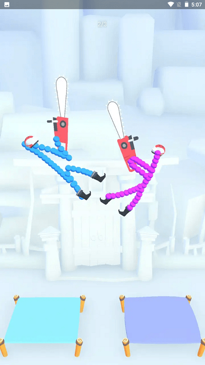 涂鸦蹦床对决游戏