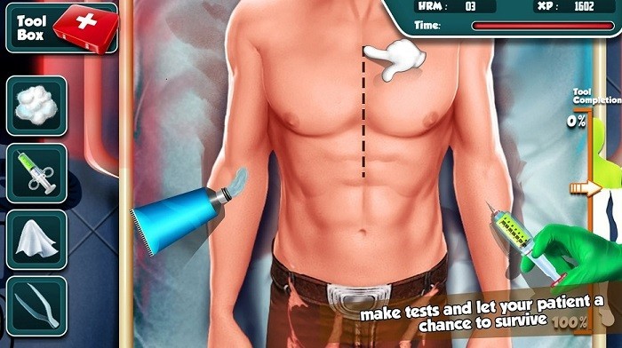 heart surgery game