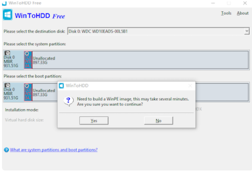 WinToHDD中文版 WinToHDD中文版