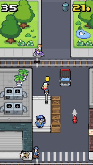 小小滑板少年游戏