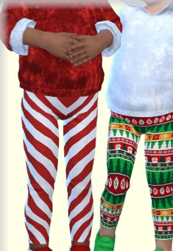 模拟人生4可爱幼儿圣诞长裤MOD下载