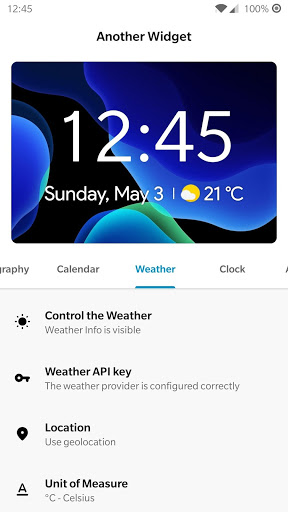 Another Widget app