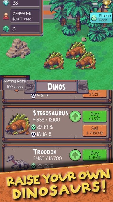 闲置恐龙动物园(idle dino zoo) 闲置恐龙动物园游戏