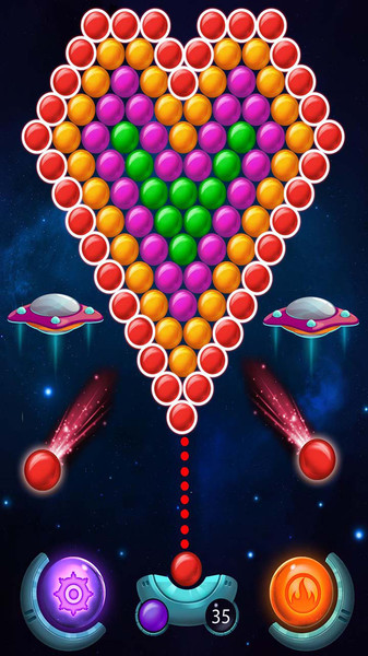 泡泡龙射击游戏