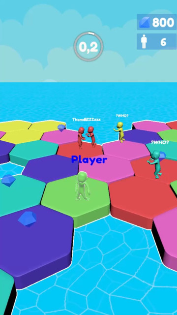 彩色人六边形淘汰赛游戏下载