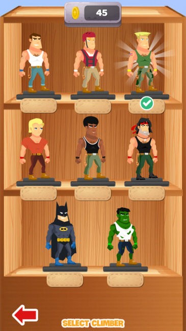 爬山肌肉英雄游戏