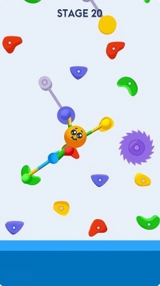 橡皮人攀岩游戏