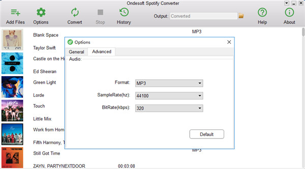 Spotify音乐转换器Ondesoft Spotify Converter