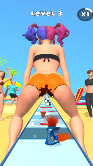 一屁股压扁你游戏