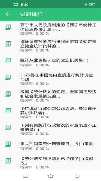 中级统计师丰题库app