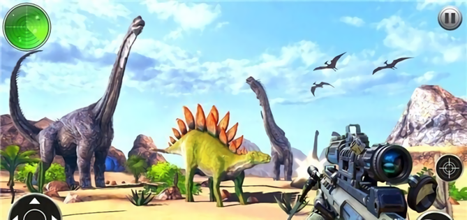 愤怒的恐龙狩猎游戏