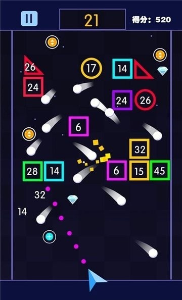 砖块破碎机颜色游戏