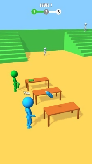 翻瓶子比赛游戏