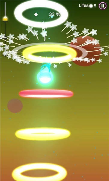 弹跳光环小球游戏 弹跳光环小球游戏