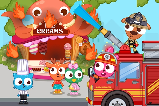 泡泡兔小镇超级救火队游戏下载